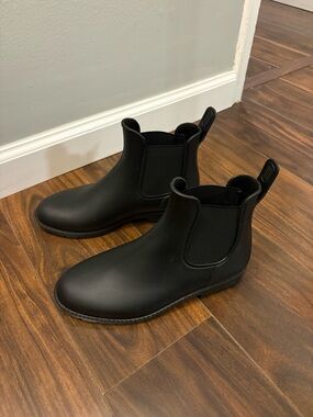 Dream Pairs Black Chelsea Rain Boots